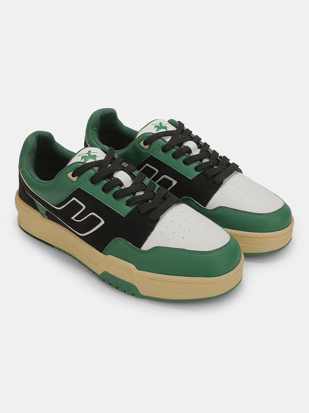 Cantabil Men Colourblocked PU Sneakers - view 1