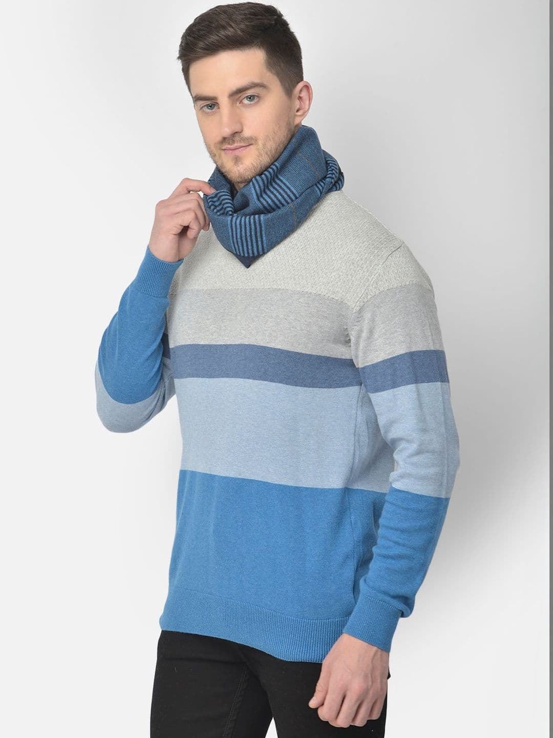 Cazzano Men Striped Scarf thumbnail 5