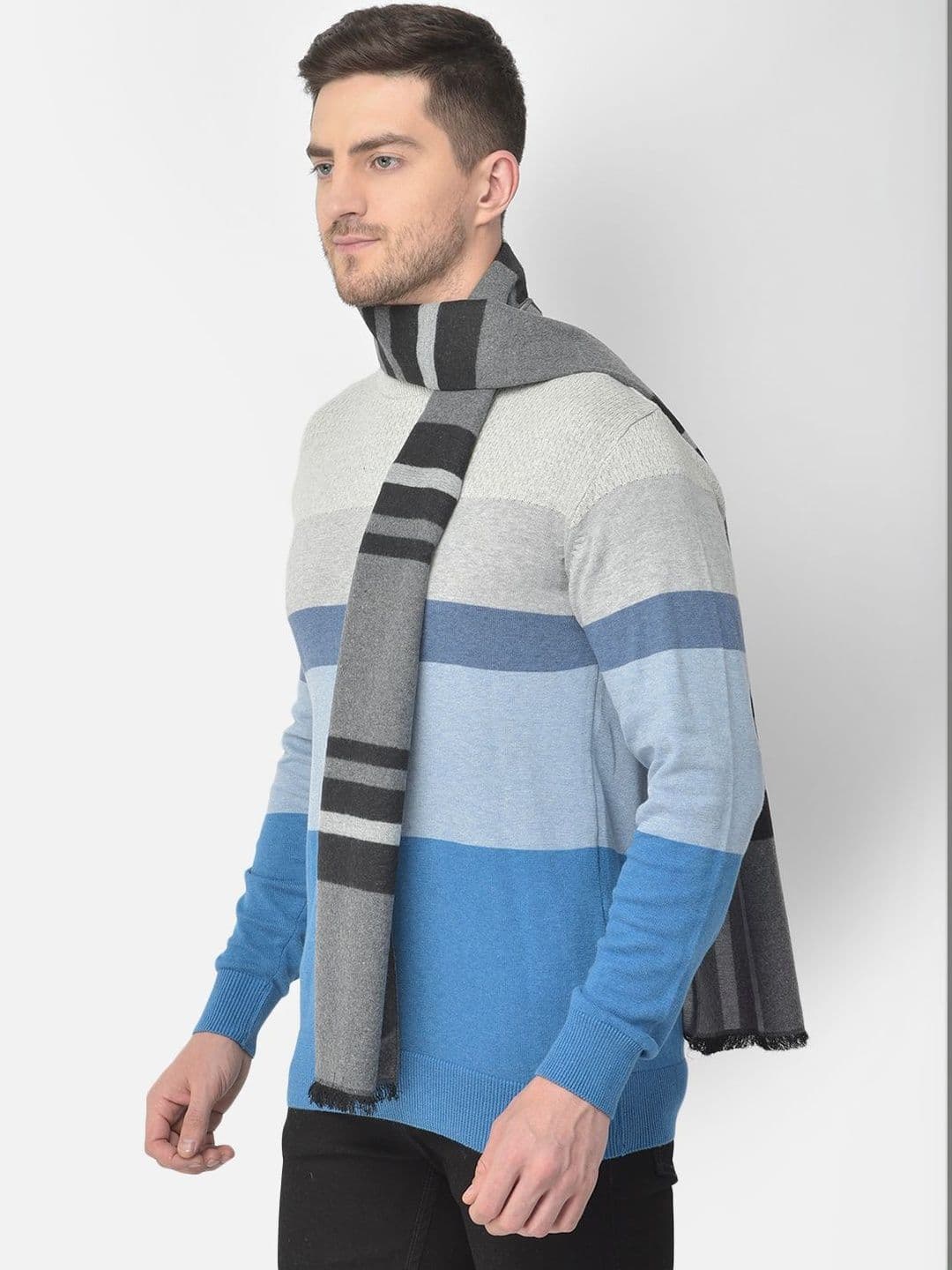Cazzano Men Checked Scarf thumbnail 5