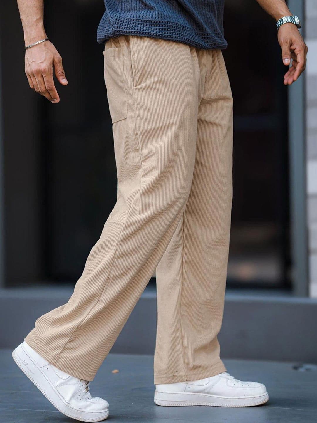 SZN Men Regular Fit Textured Track Pants thumbnail 4