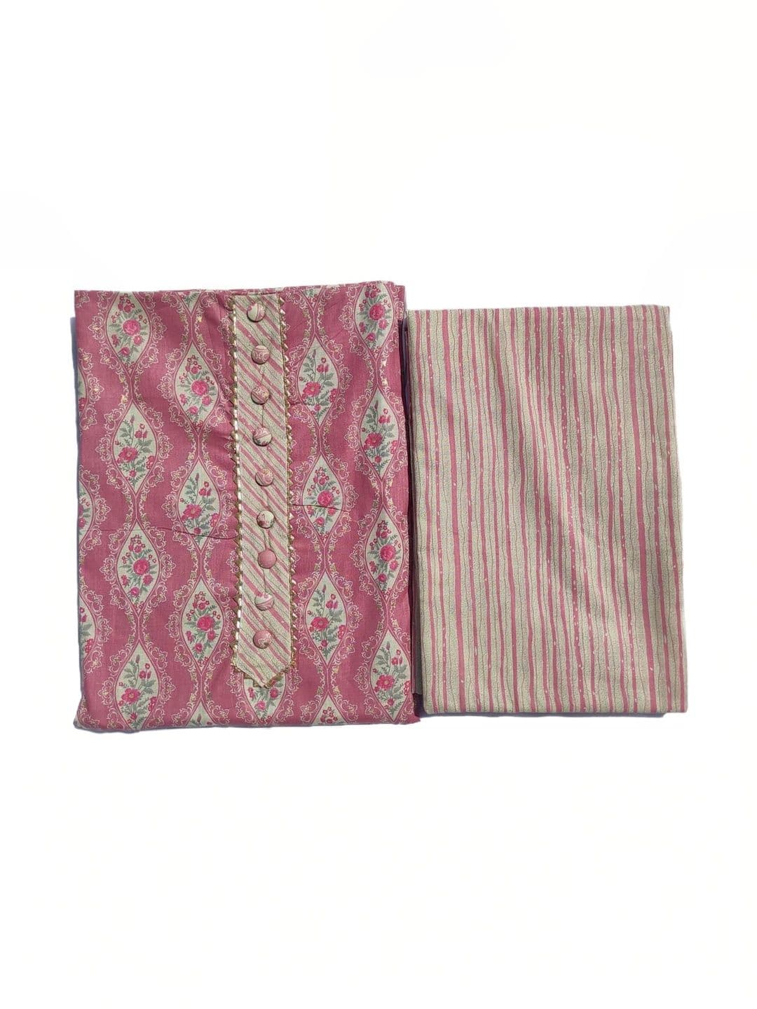 GC 80 BY GAURI COLLECTION Printed Pure Cotton Unstitched Dress Material thumbnail 5