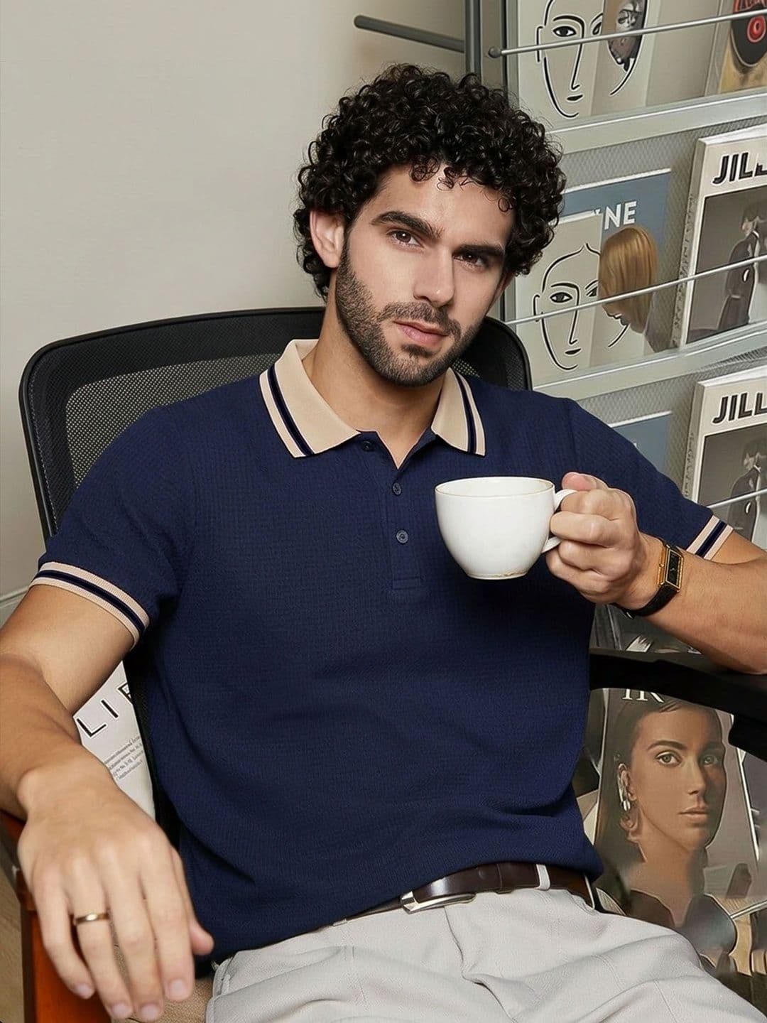 AUSK Men Polo Collar T-shirt thumbnail 2