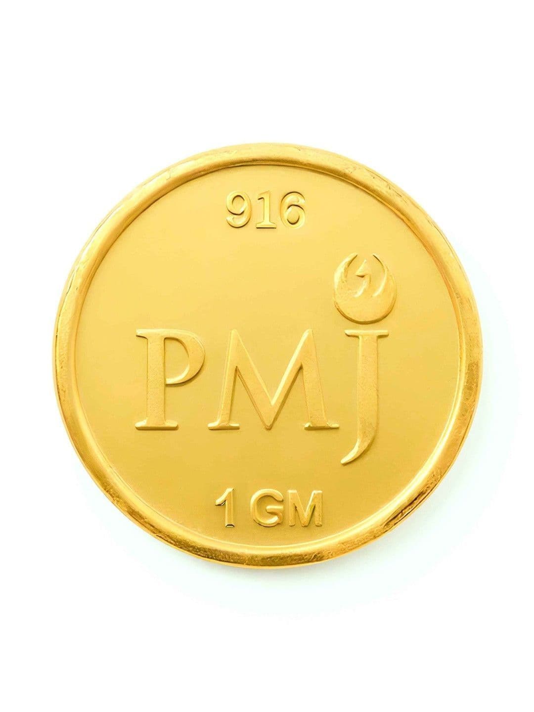 PMJ Jewels Goddess Lakshmi 22KT (916) Gold Coin - 1 g thumbnail 3