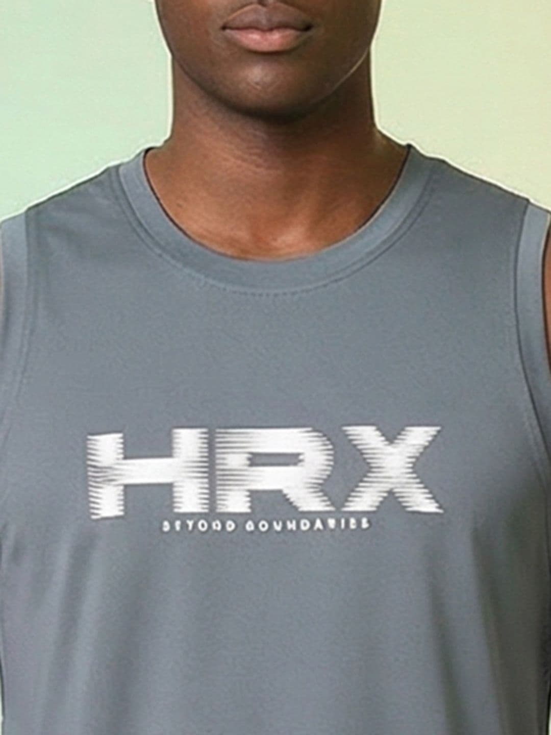 HRX by Hrithik Roshan Brand Logo Printed Rapid Dry Training T-shirt thumbnail 6