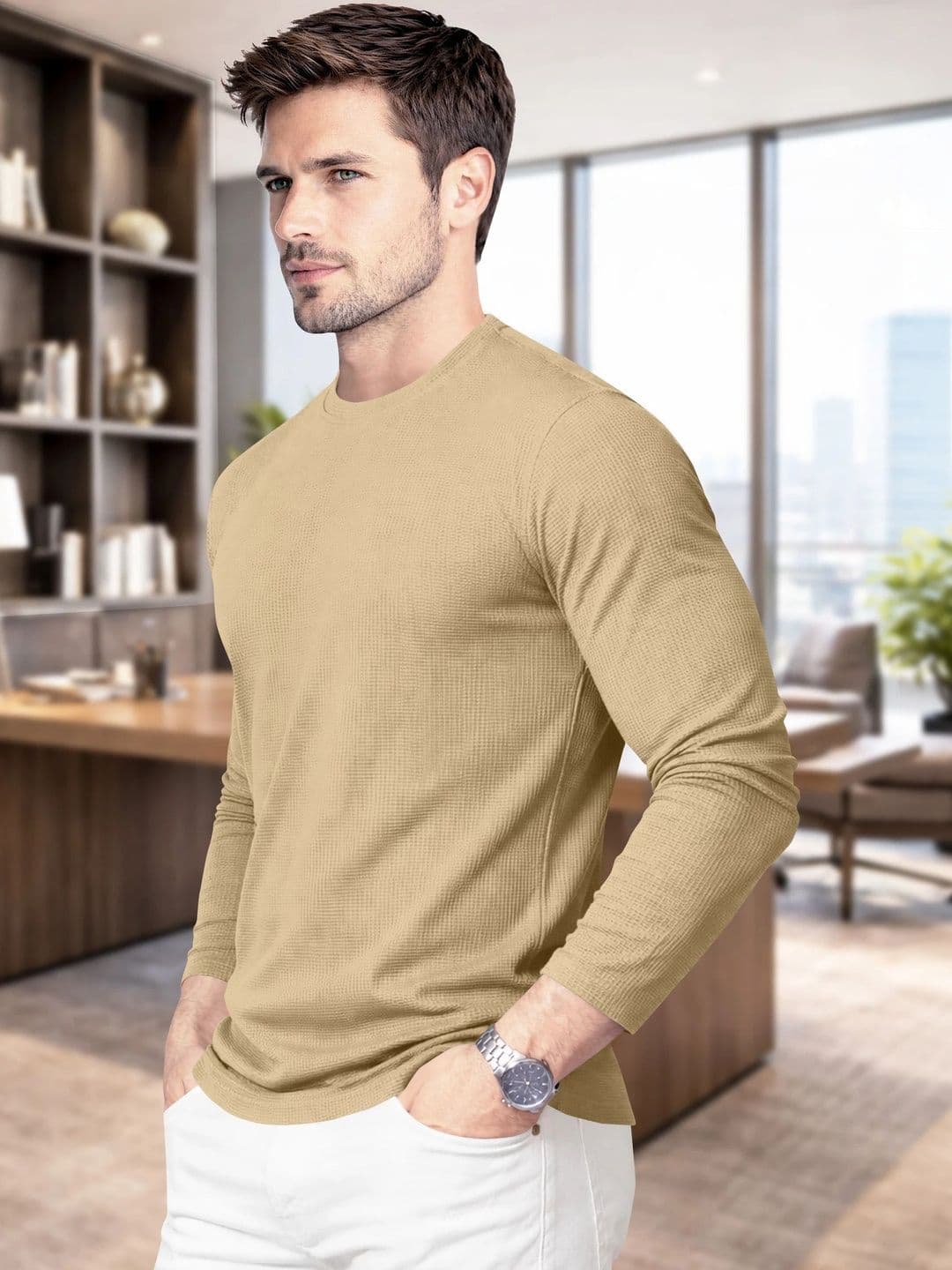 HAPPY KHAJANA Men T-shirt thumbnail 4