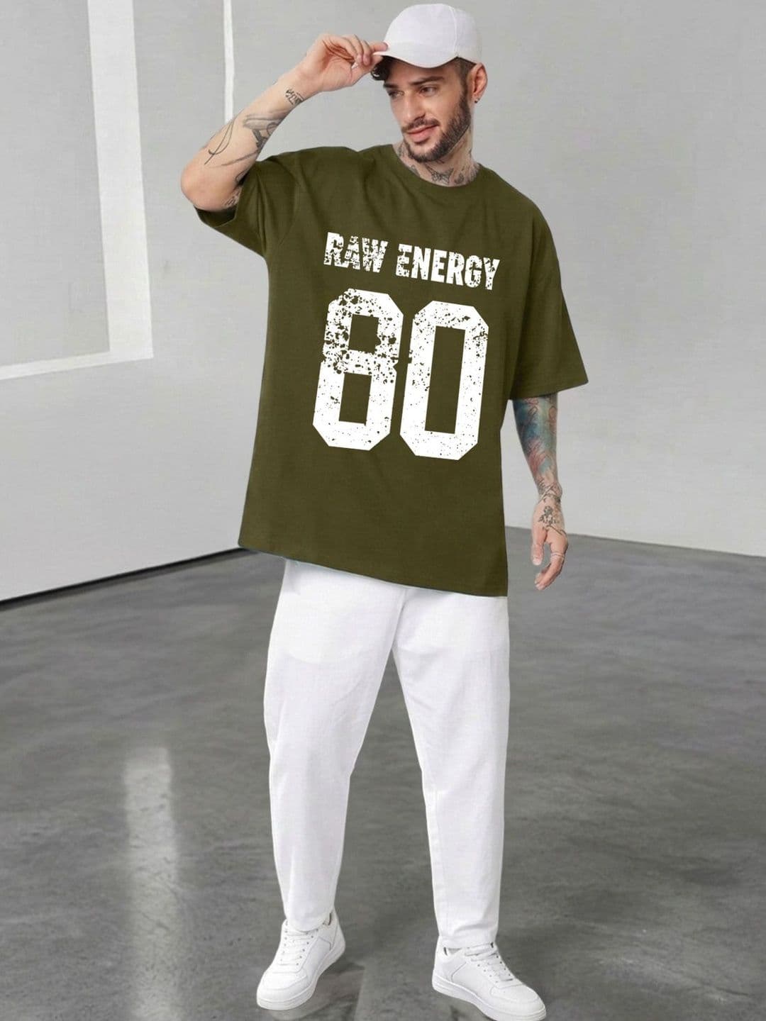 THE BEETEL HOUSE Men Typography Printed Drop-Shoulder Sleeves T-shirt thumbnail 2