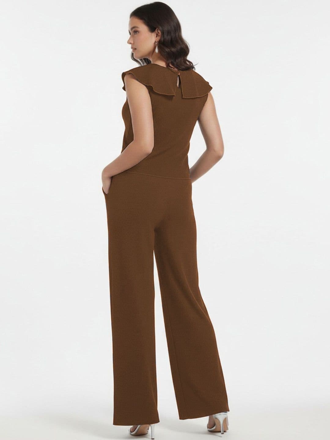glitchez Knitted Self Design Top with Trousers thumbnail 5