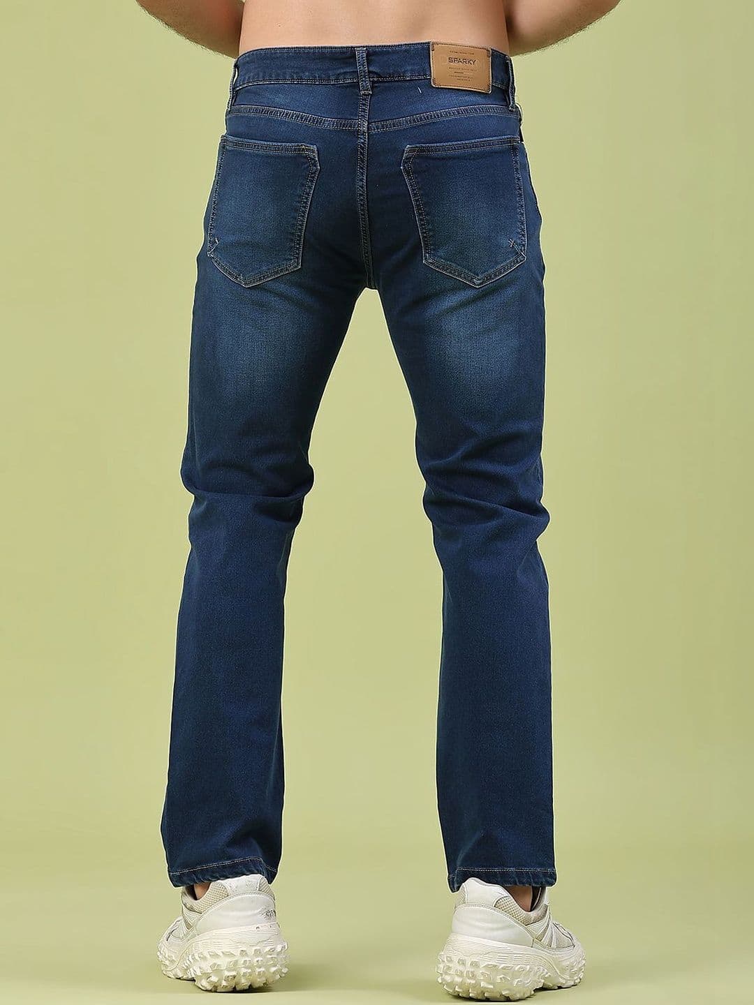 V-Mart Men Relaxed Fit Mid-Rise Light Fade Jeans thumbnail 3