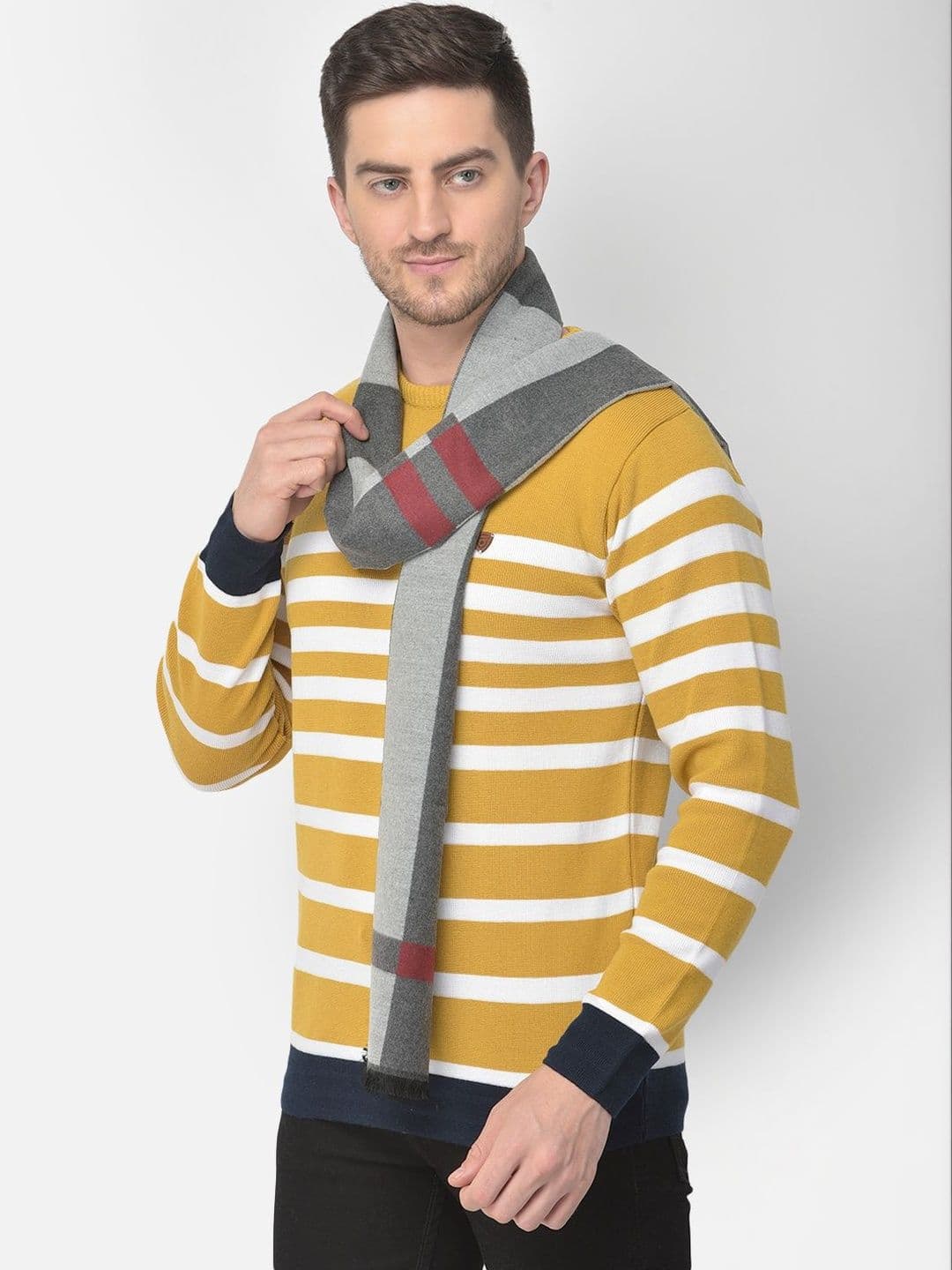 Cazzano Men Checked Scarf thumbnail 3