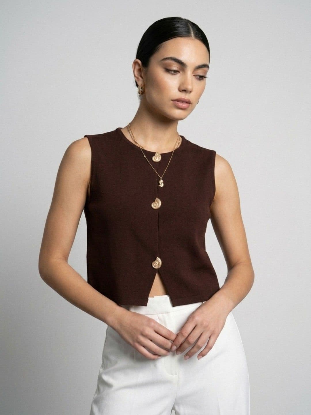 Phosphorus x The Devil Wears Prada Round Neck Waistcoat - view 1