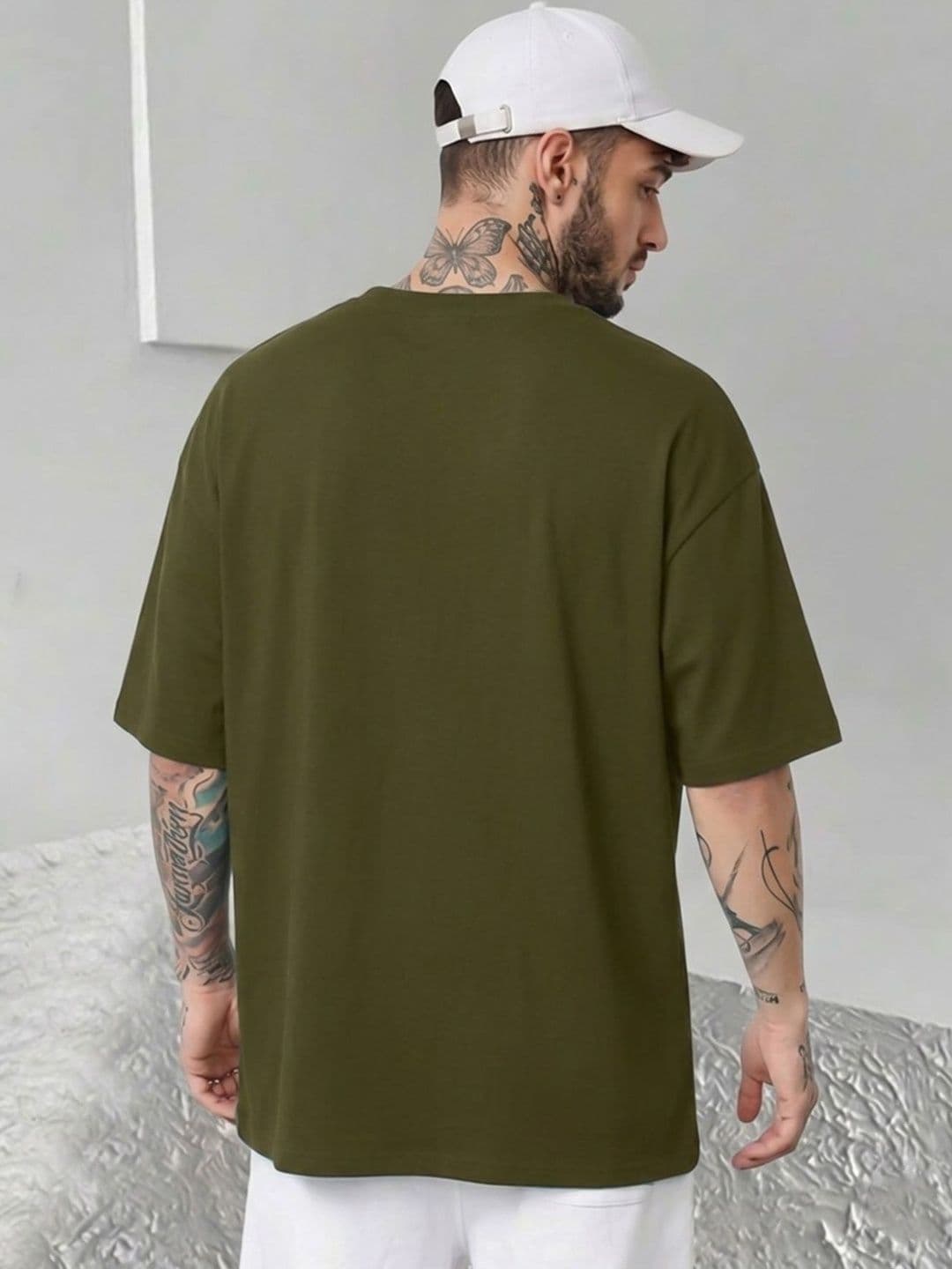 THE BEETEL HOUSE Men Typography Printed Drop-Shoulder Sleeves T-shirt thumbnail 3