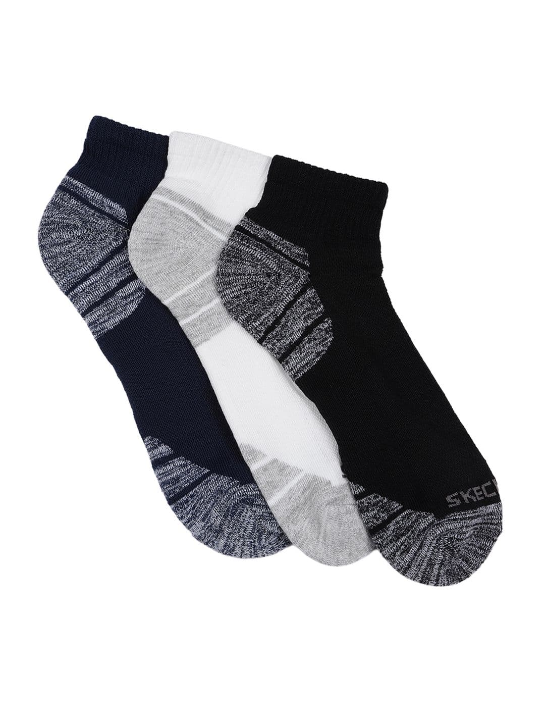 Skechers Men Pack of 3 Ankle Length Socks thumbnail 2