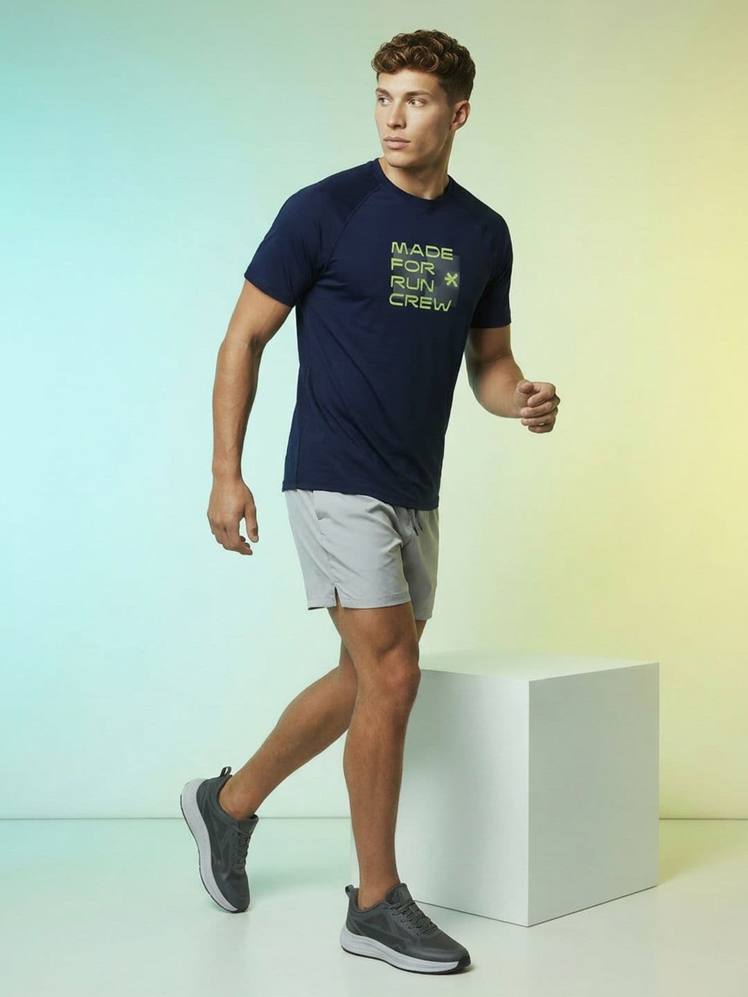 HRX by Hrithik Roshan Typography Printed Rapid Dry running T-shirt thumbnail 7