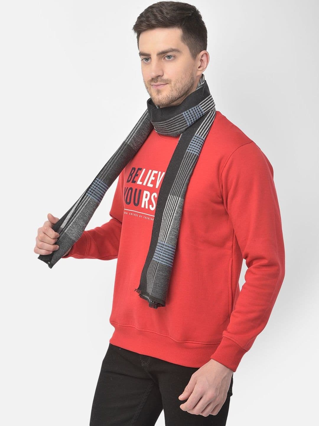 Cazzano Men Checked Scarf thumbnail 4