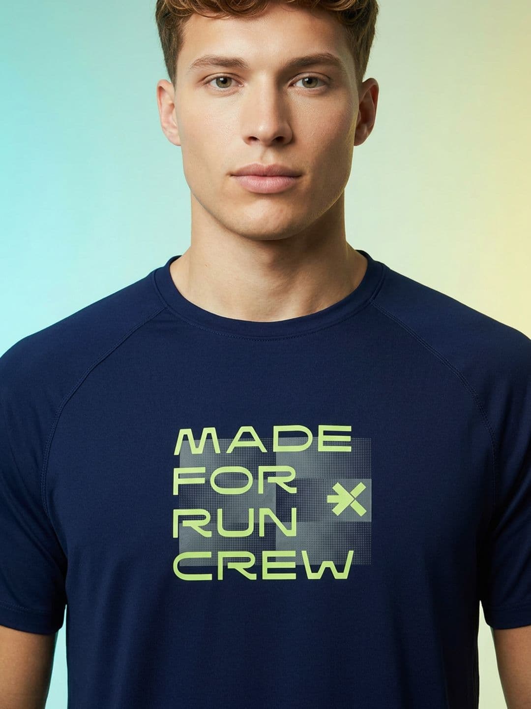 HRX by Hrithik Roshan Typography Printed Rapid Dry running T-shirt thumbnail 5