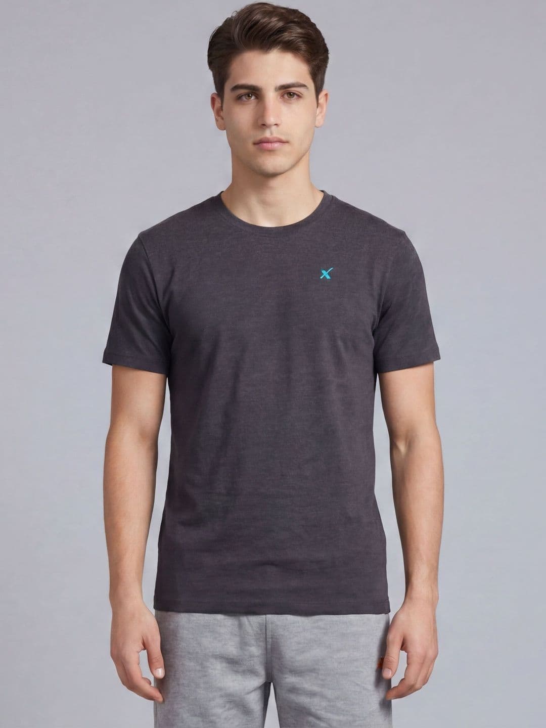 HRX by Hrithik Roshan Brand Logo Printed Round Neck T-shirt thumbnail 5