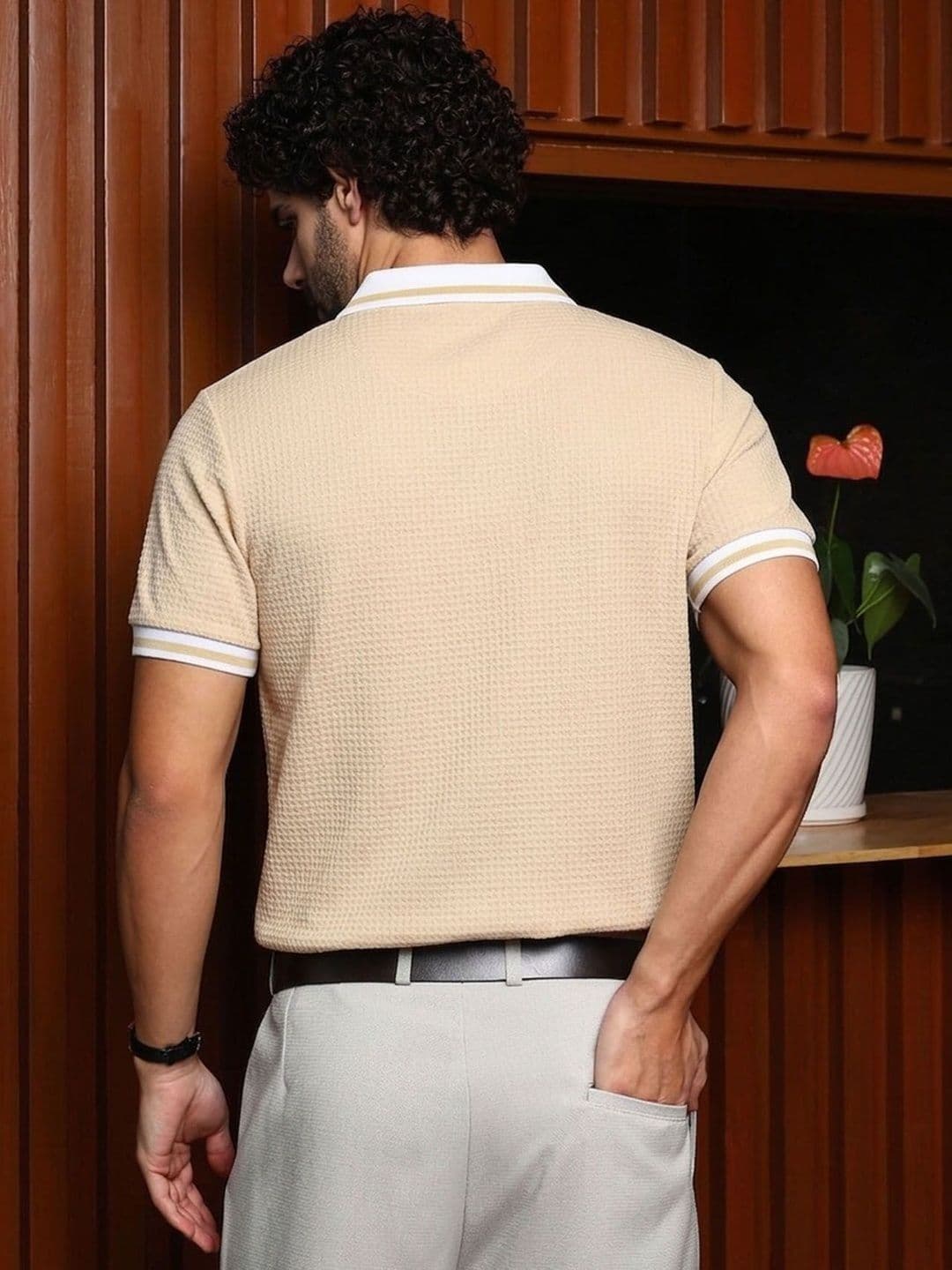 AUSK Men Polo Collar T-shirt thumbnail 2