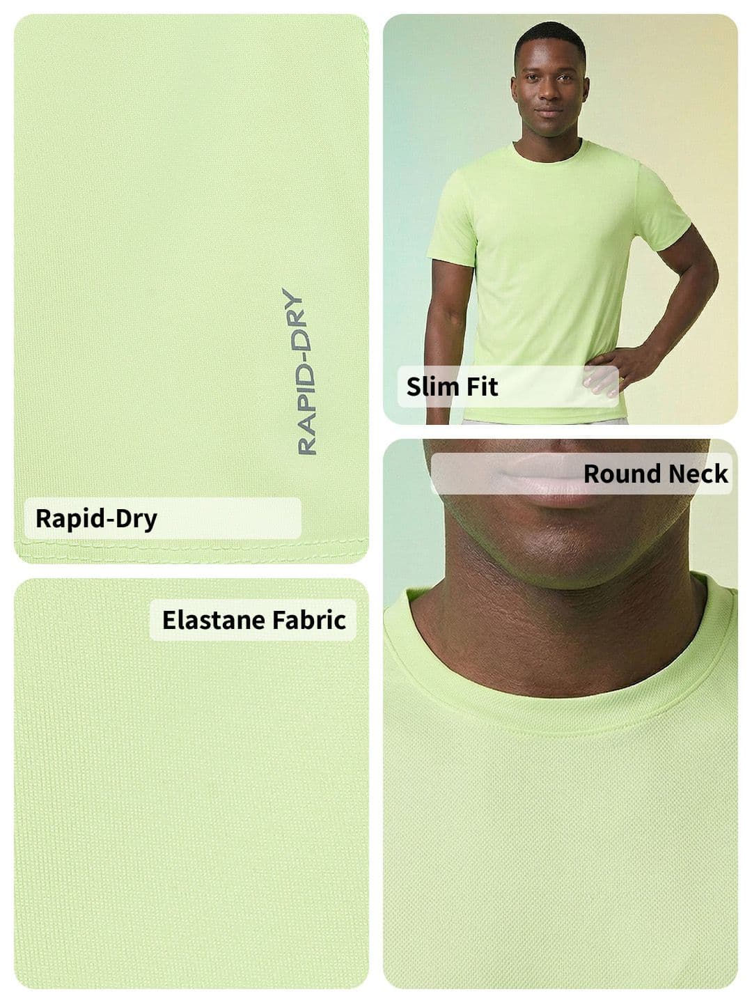 HRX by Hrithik Roshan Slim Fit Rapid Dry Running T-shirt thumbnail 4