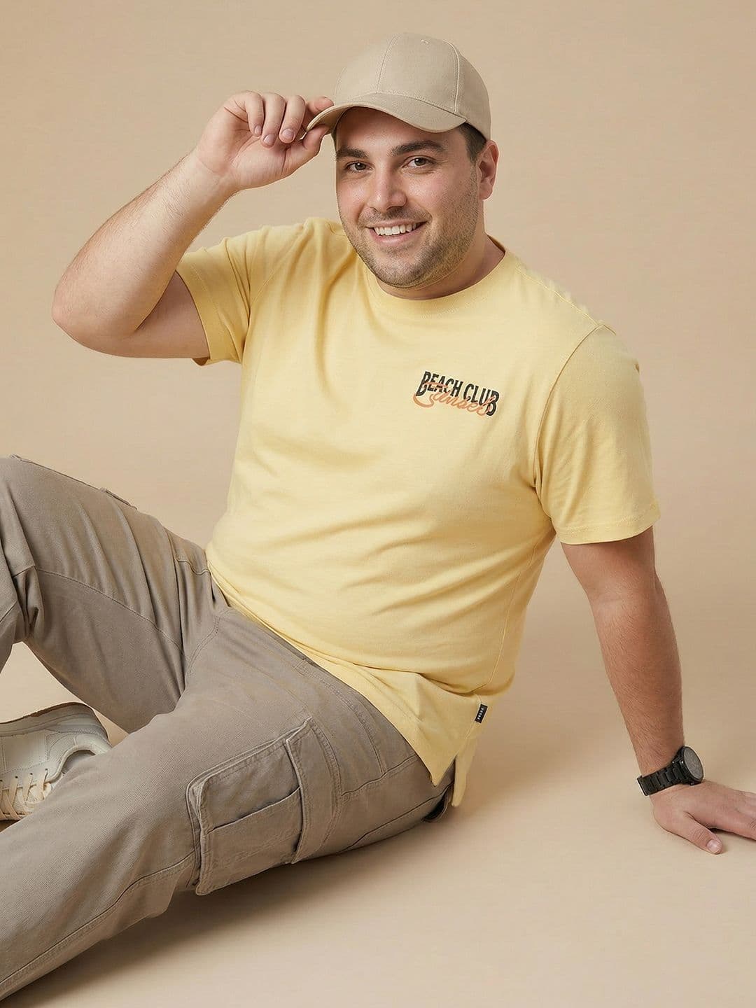 Sztori Plus Size Printed Pure Cotton T-shirt thumbnail 6
