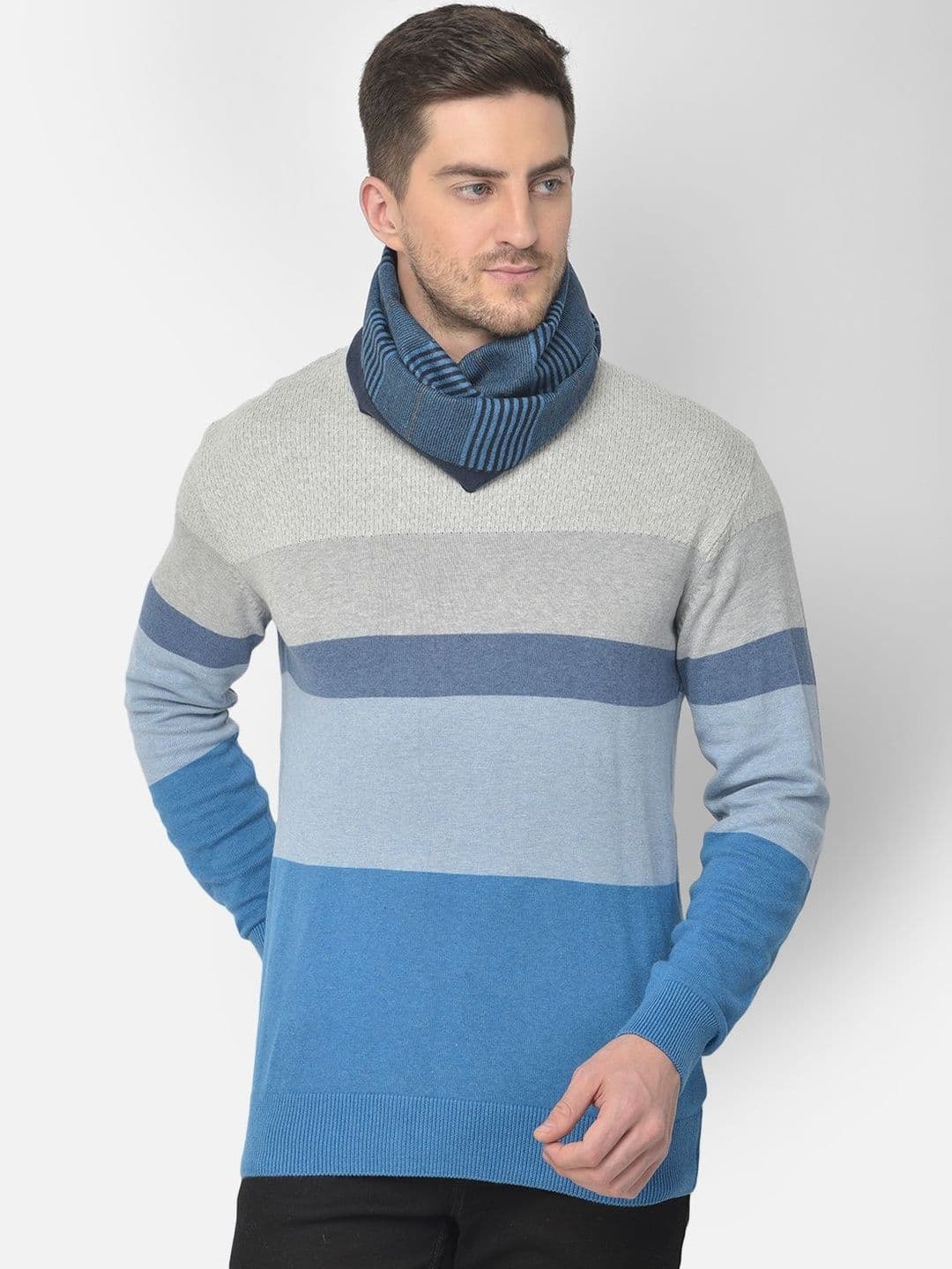 Cazzano Men Striped Scarf - view 1