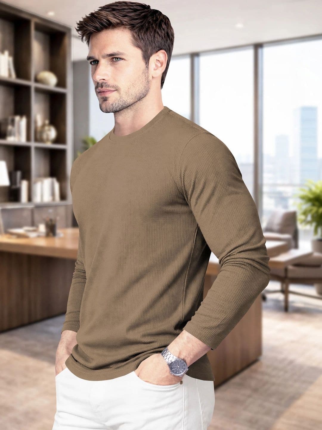 HAPPY KHAJANA Men T-shirt thumbnail 5