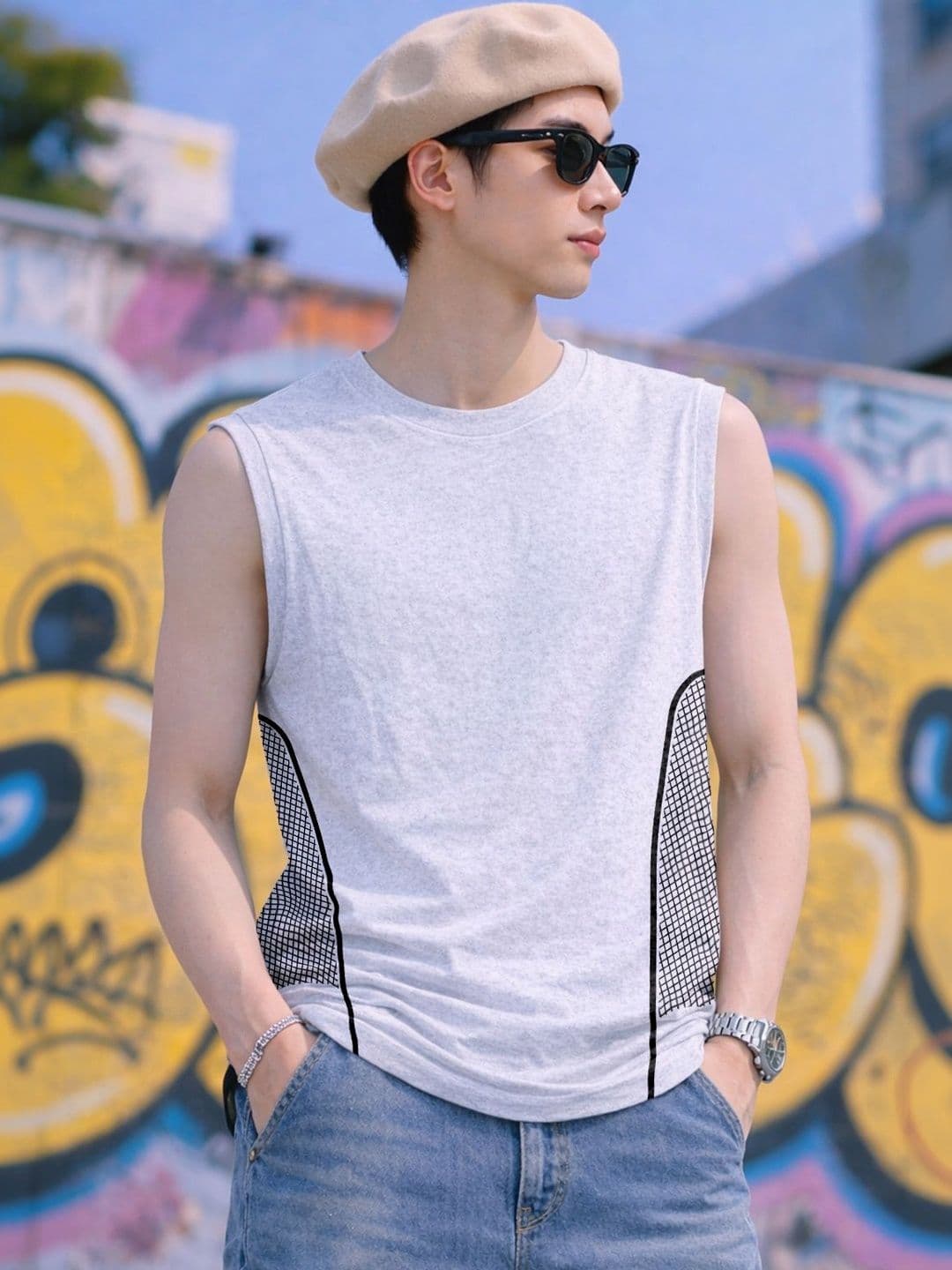 FTX Colourblocked Cotton Tank thumbnail 3