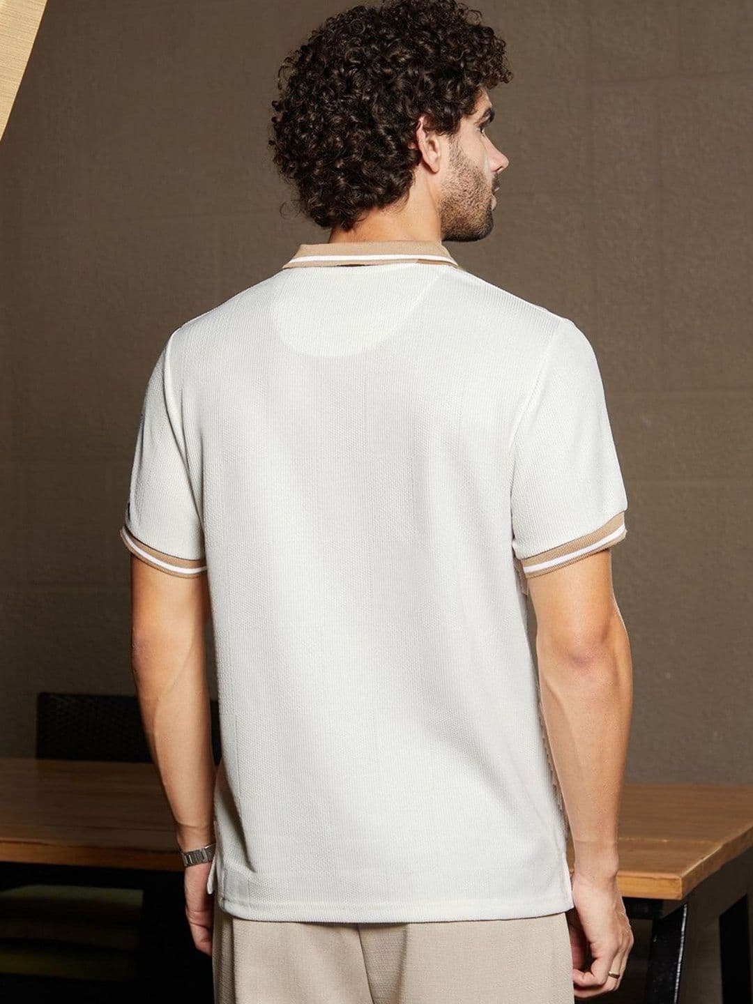 THE BEETEL HOUSE Men Polo Collar T-shirt thumbnail 5