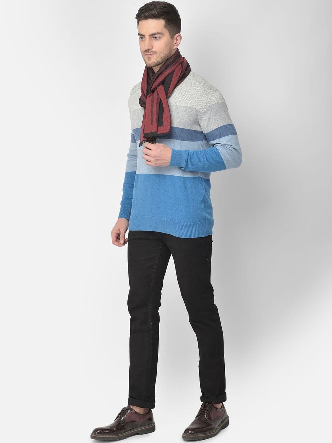 Cazzano Men Striped Scarf thumbnail 4