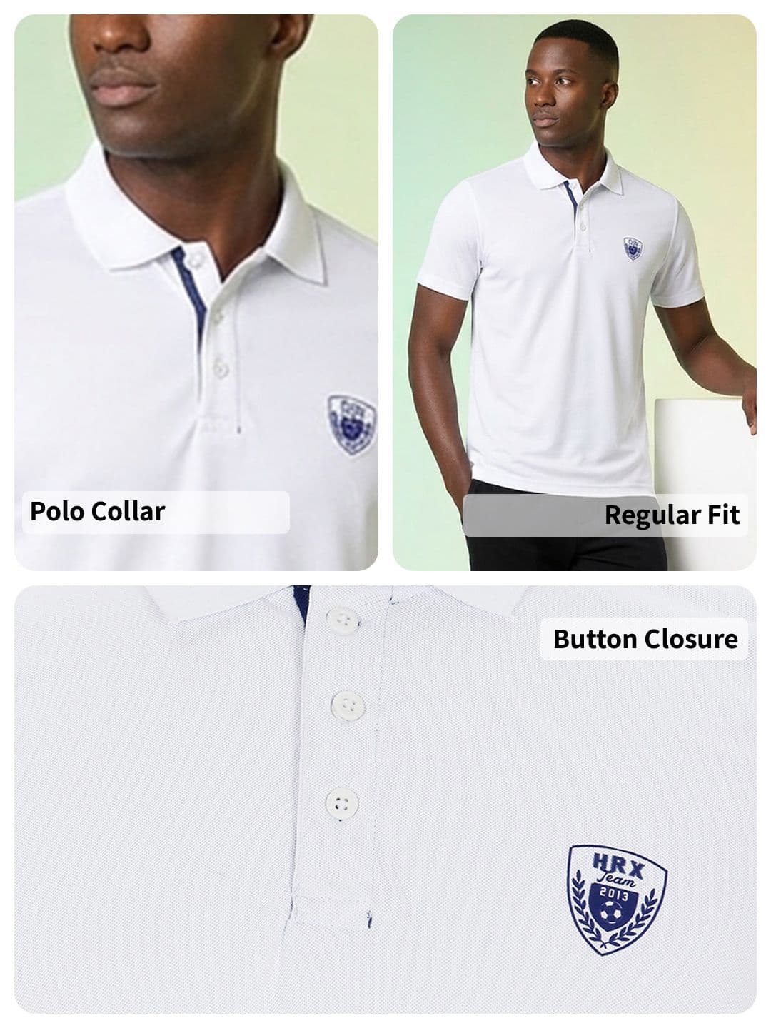 HRX by Hrithik Roshan Lifestyle Polo Collar T-shirt thumbnail 4