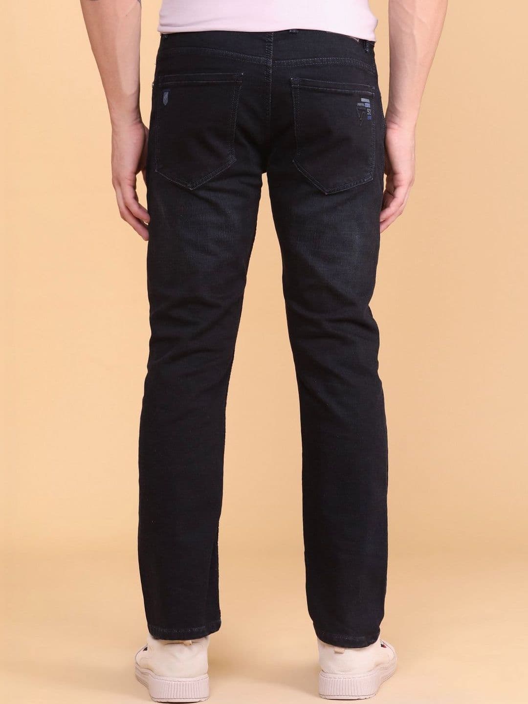 V-Mart Men Slim Fit Mid-Rise Light Fade Jeans thumbnail 3