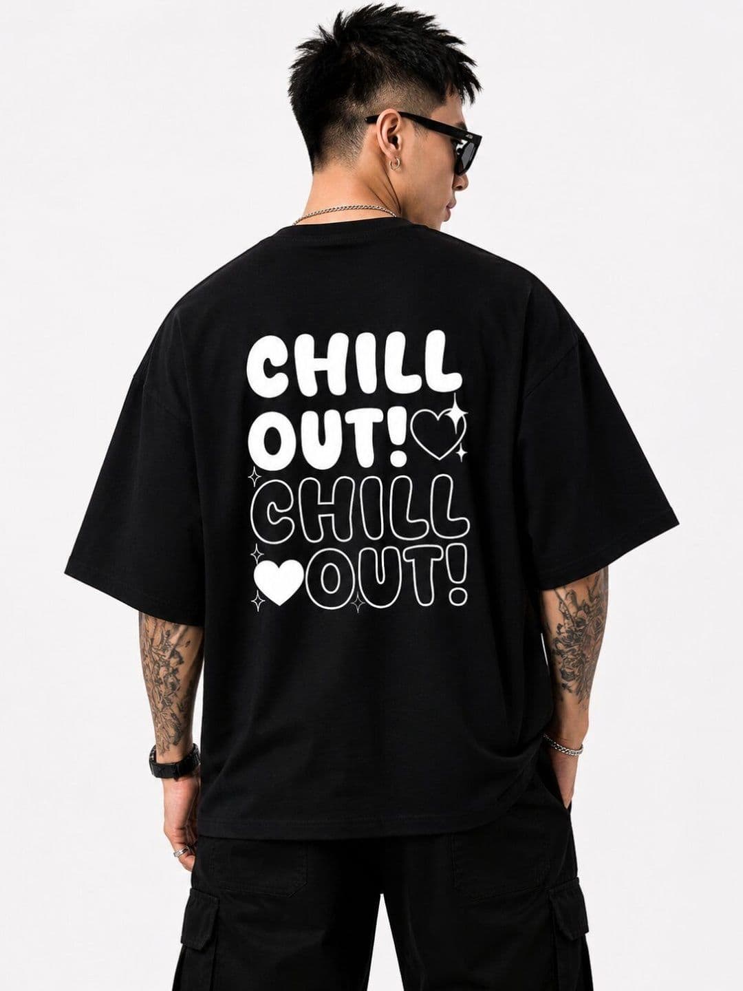 HASTEN Men Typography Printed T-shirt thumbnail 2