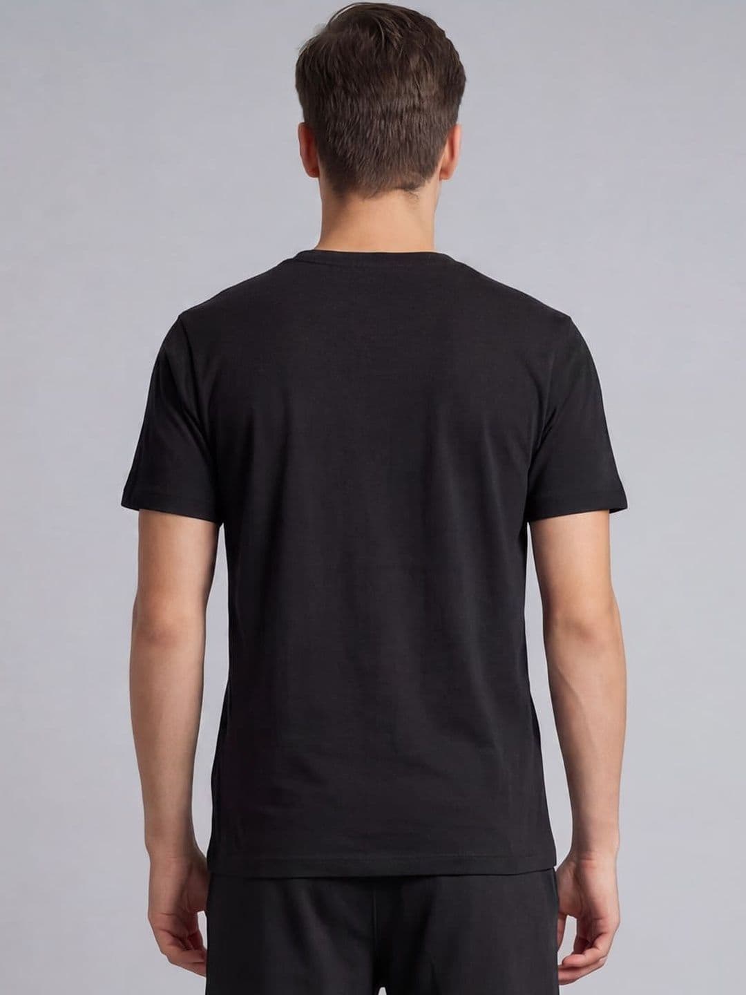 HRX by Hrithik Roshan Brand Logo Printed Round Neck T-shirt thumbnail 5