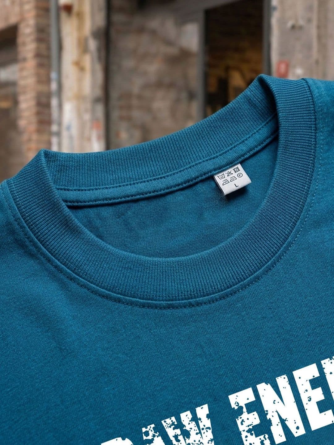 THE BEETEL HOUSE Men Typography Printed Drop-Shoulder Sleeves T-shirt thumbnail 5