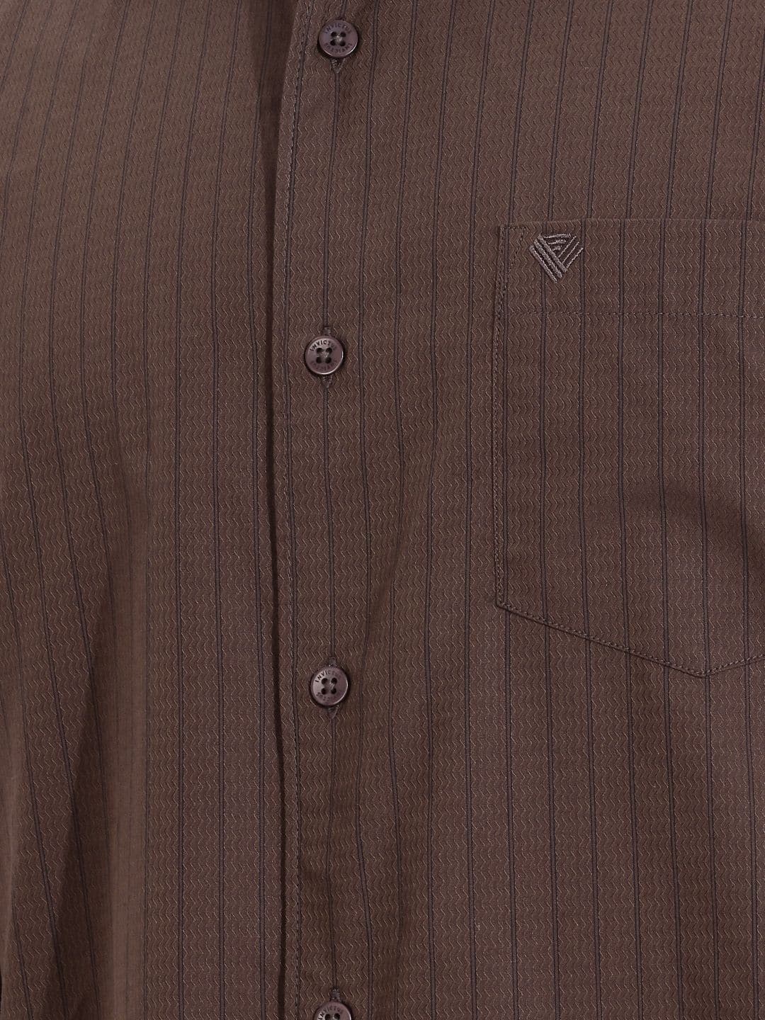 INVICTUS Vertical Striped Slim-Fit Pure Cotton Formal Shirt thumbnail 3