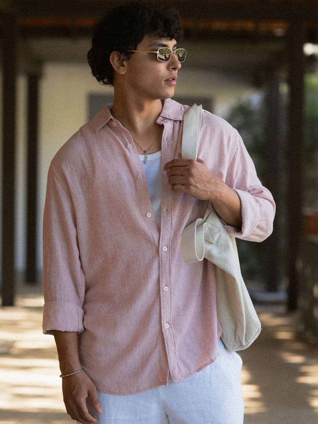 Powerlook Striped Spread Collar  Casual Shirt thumbnail 3
