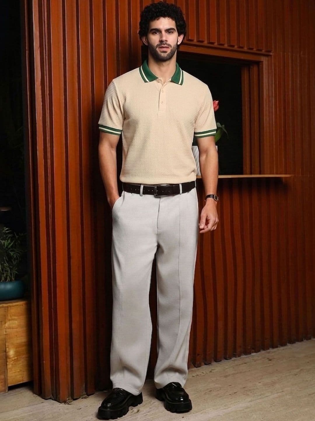 AUSK Men Polo Collar T-shirt thumbnail 4