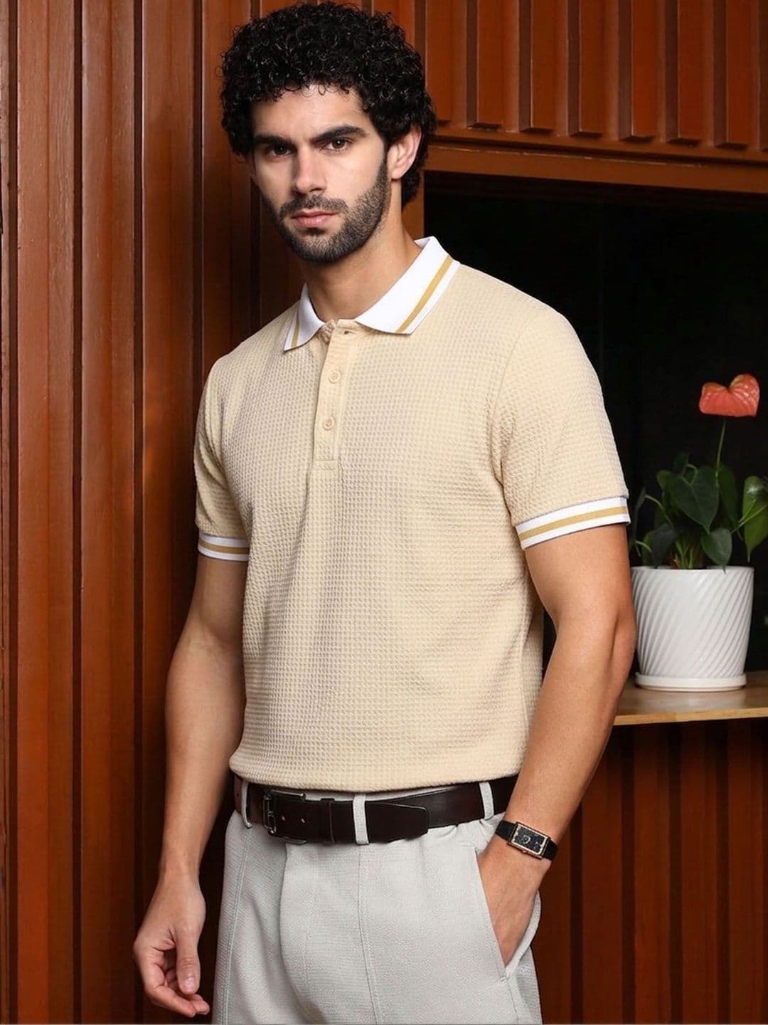 AUSK Men Polo Collar T-shirt thumbnail 5