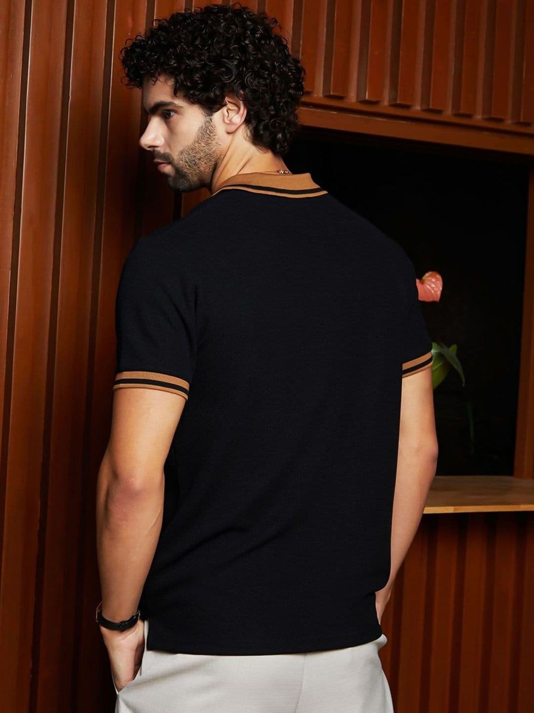 THE BEETEL HOUSE Men Polo Collar T-shirt thumbnail 3