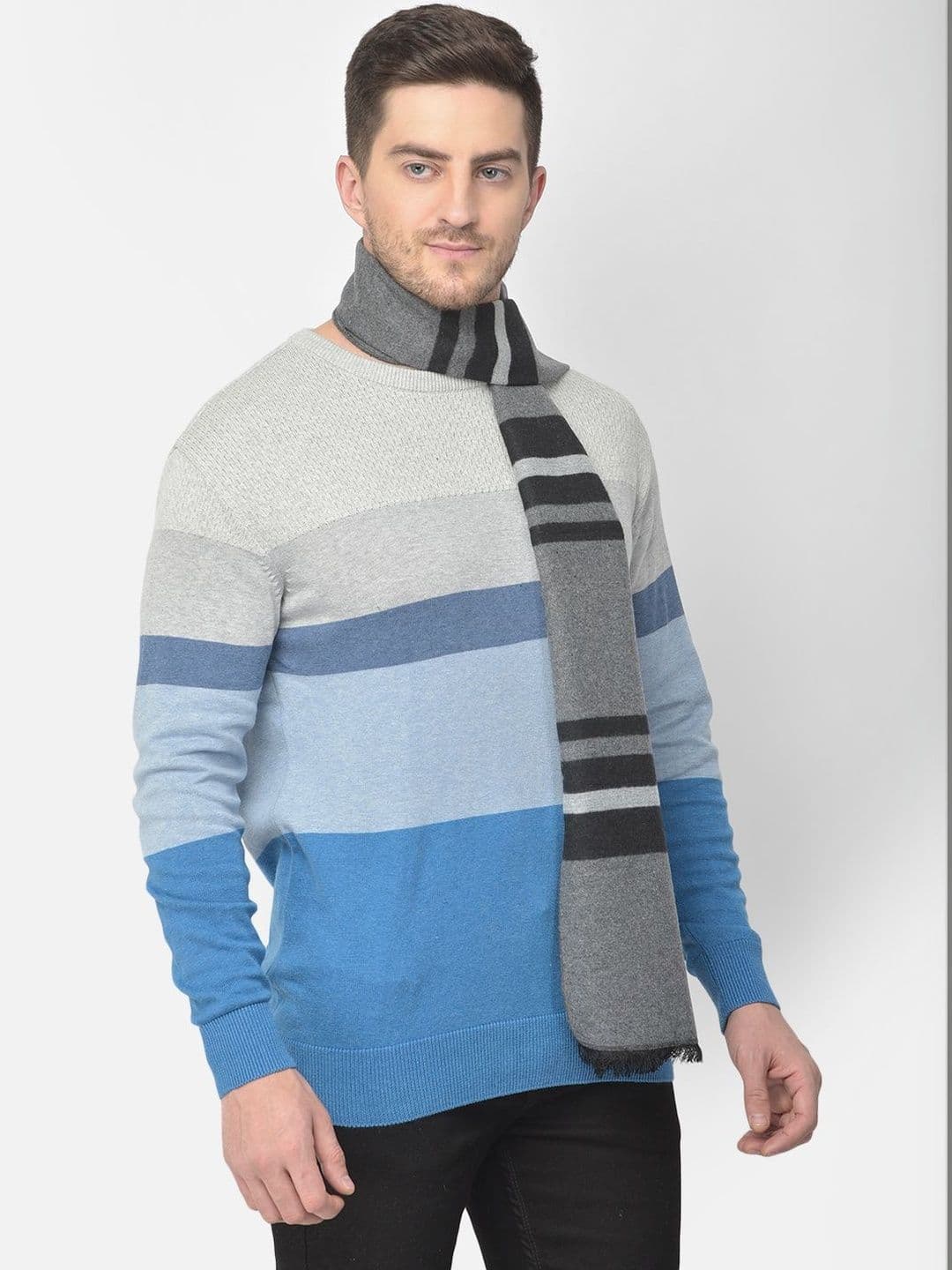 Cazzano Men Checked Scarf thumbnail 3