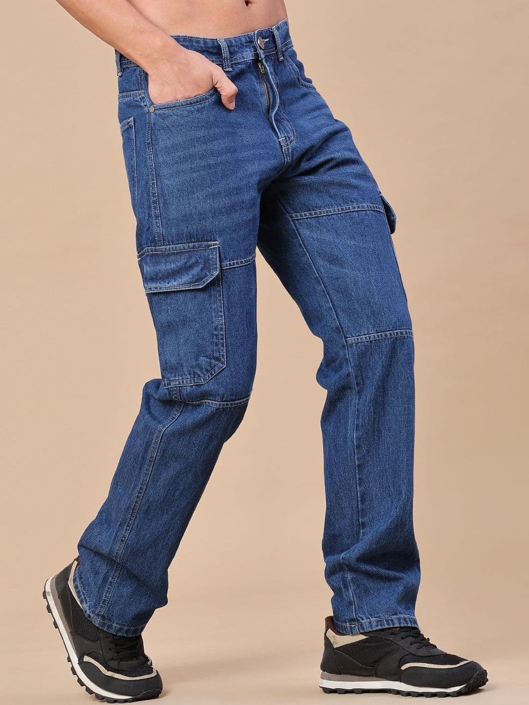 V-Mart Men Regular Fit Mid-Rise Stretchable Jeans thumbnail 6