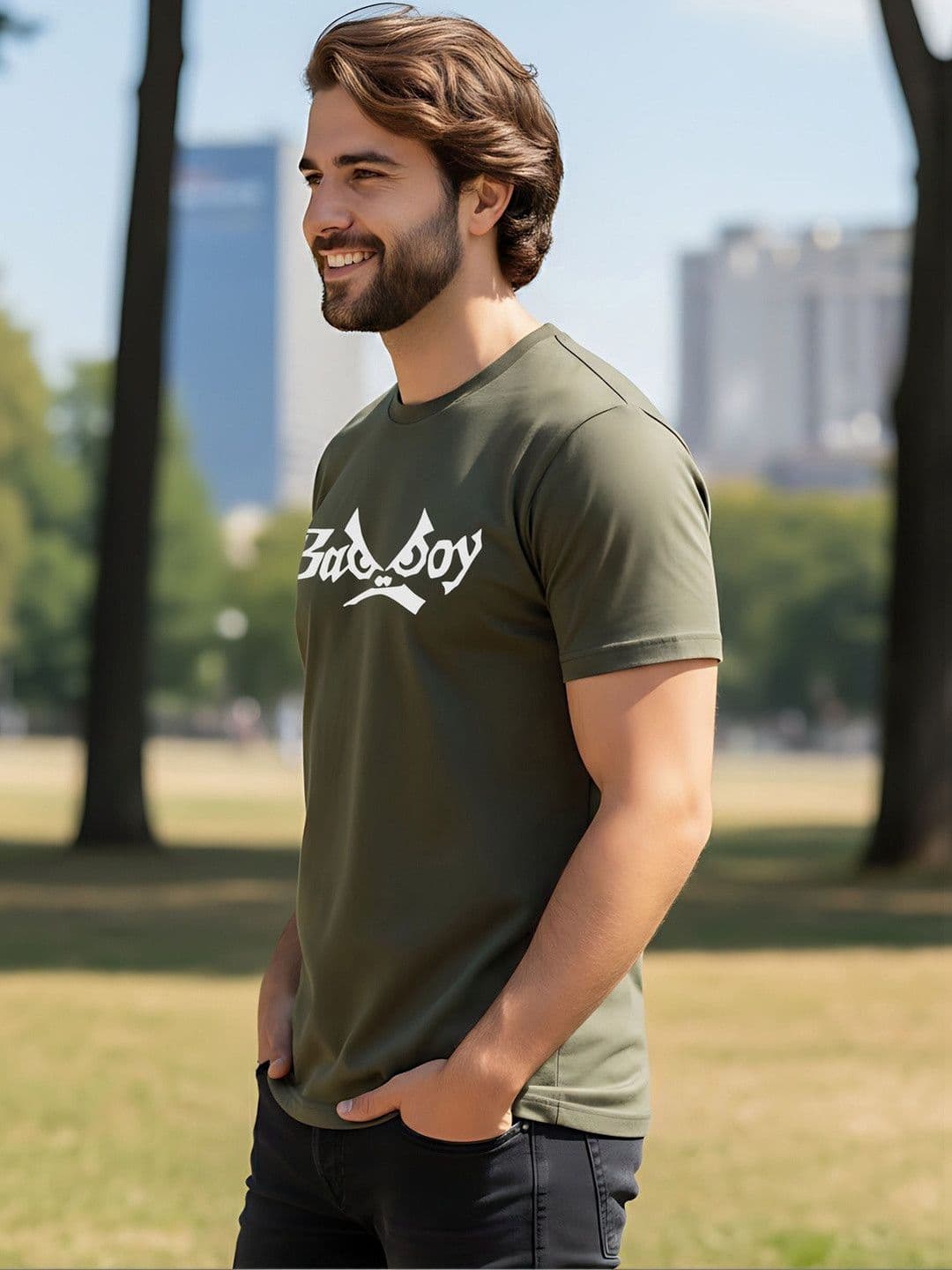 SYMBLANCE Men Printed T-shirt thumbnail 3