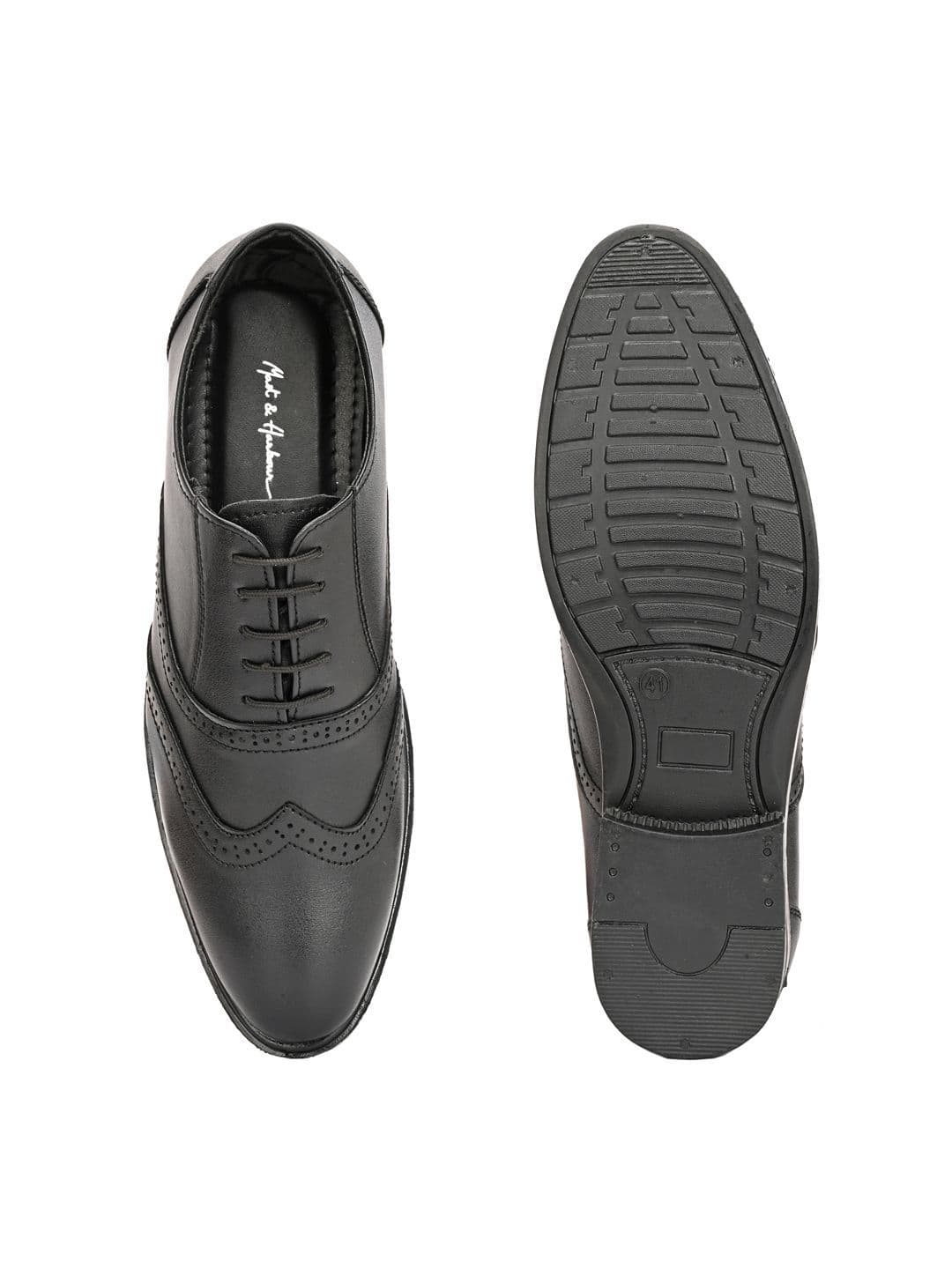 Mast & Harbour Men Round Toe Lace-Ups Formal Brogues thumbnail 4