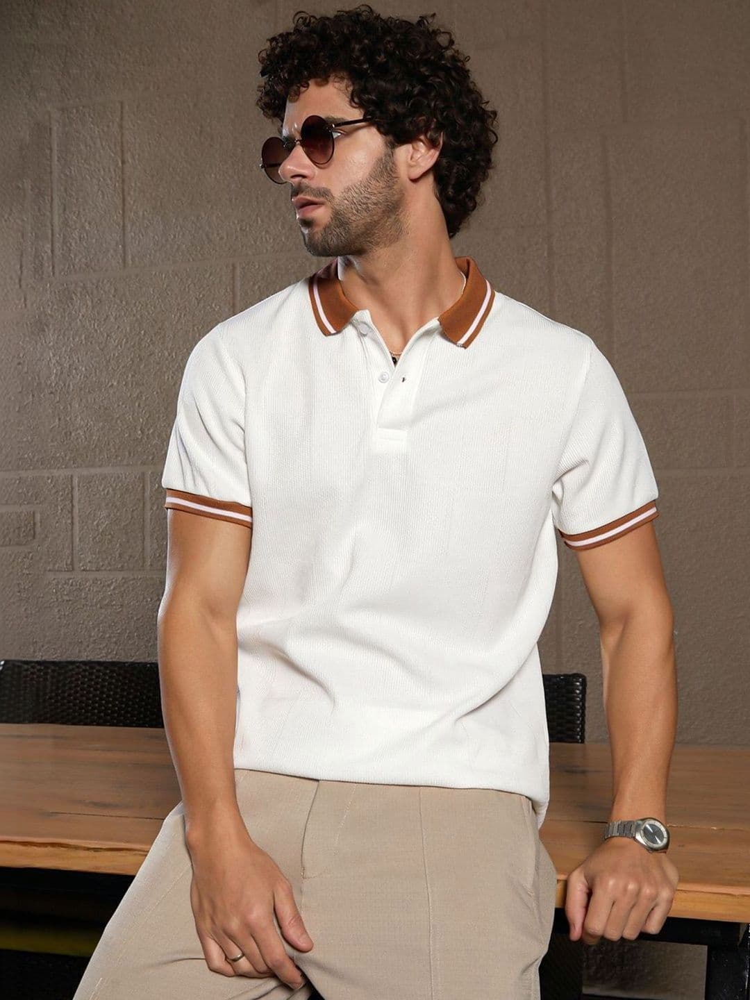 ENITOR Men Polo Collar T-shirt thumbnail 2