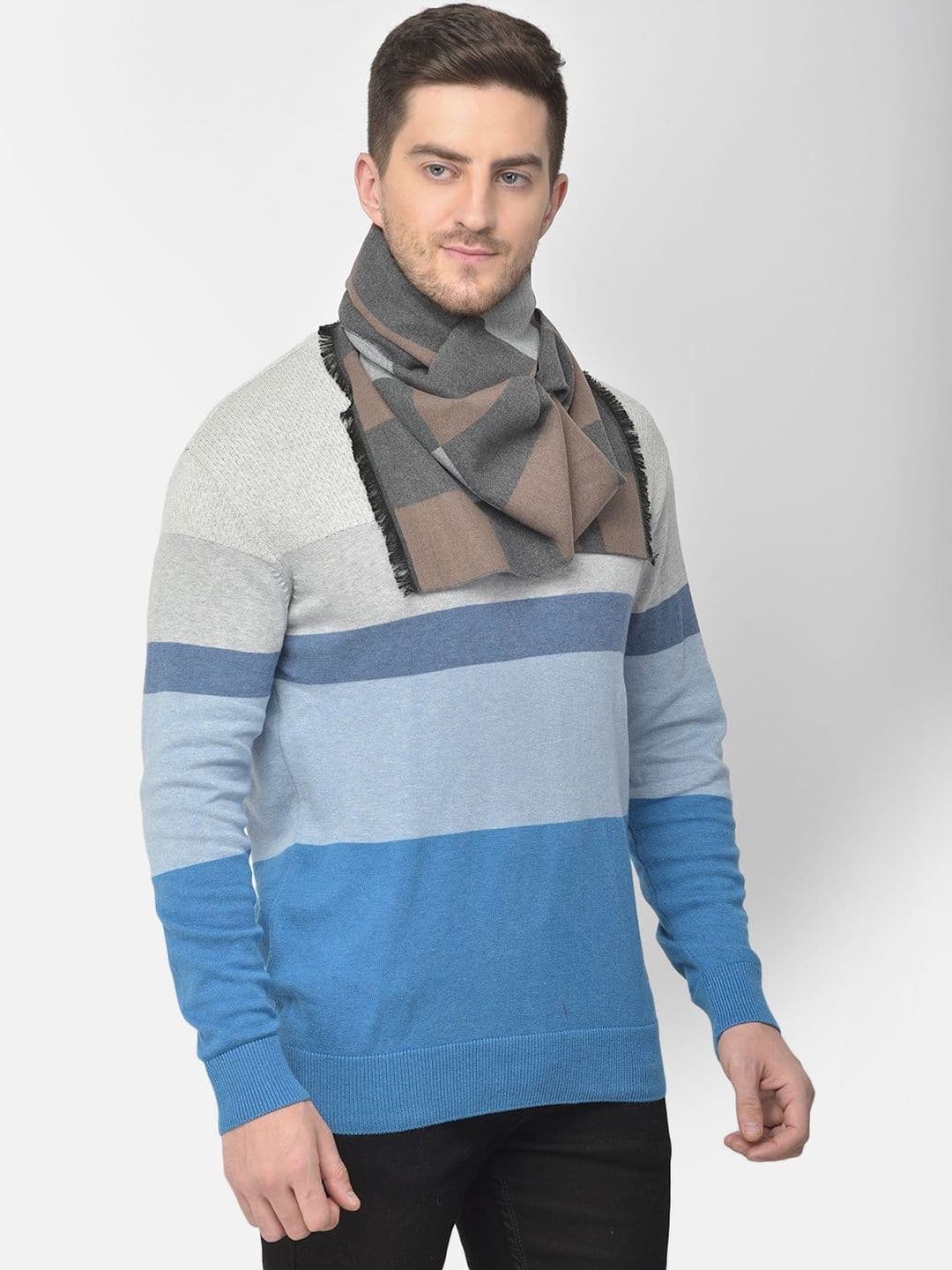 Cazzano Men Checked Scarf thumbnail 6