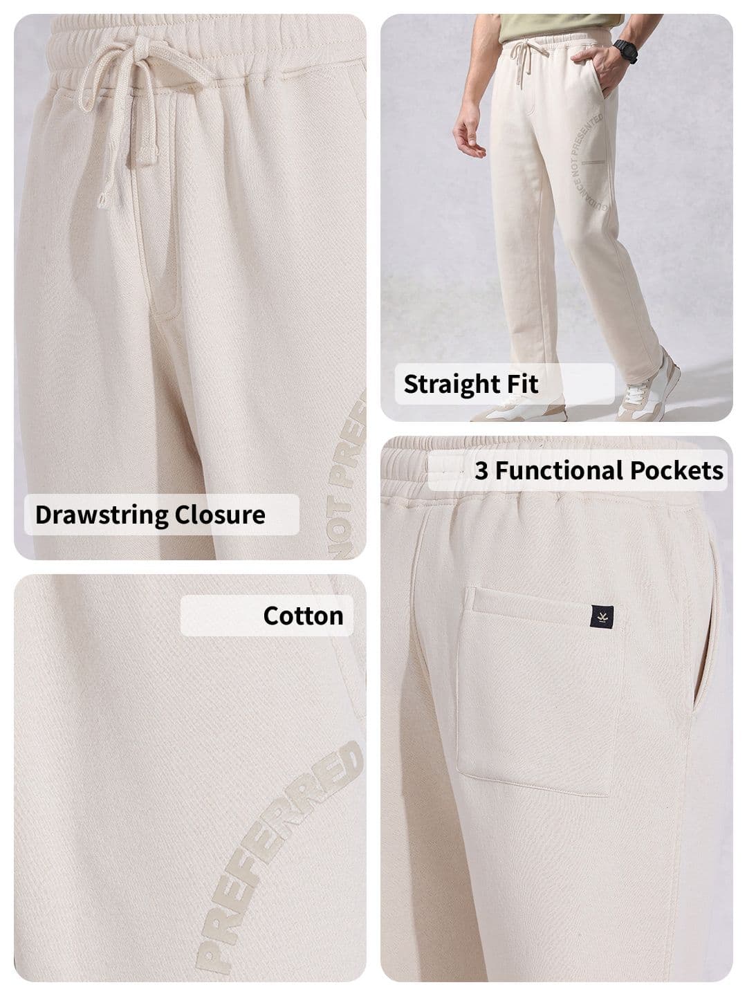 WROGN Men Straight Fit Track Pants thumbnail 3
