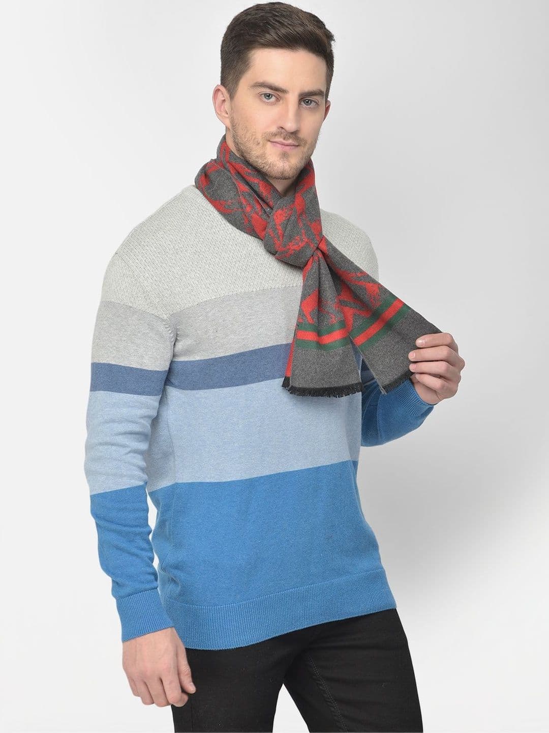 Cazzano Men Printed Scarf thumbnail 2