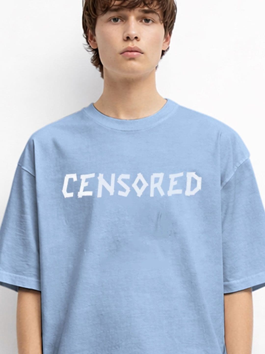 The Roadster Lifestyle Co. Printed Organic Cotton Round Neck Oversized Tshirt thumbnail 4