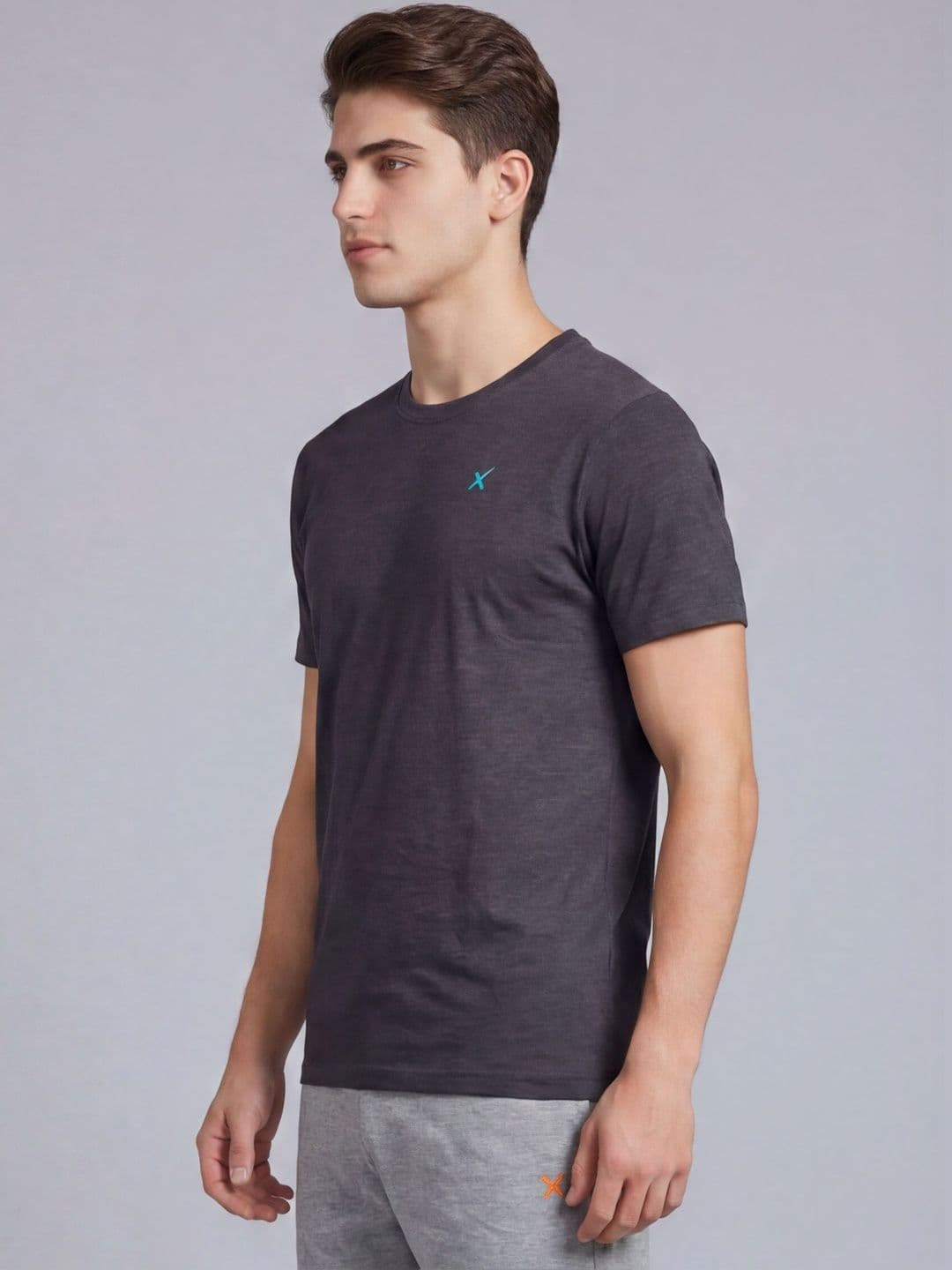 HRX by Hrithik Roshan Brand Logo Printed Round Neck T-shirt thumbnail 2