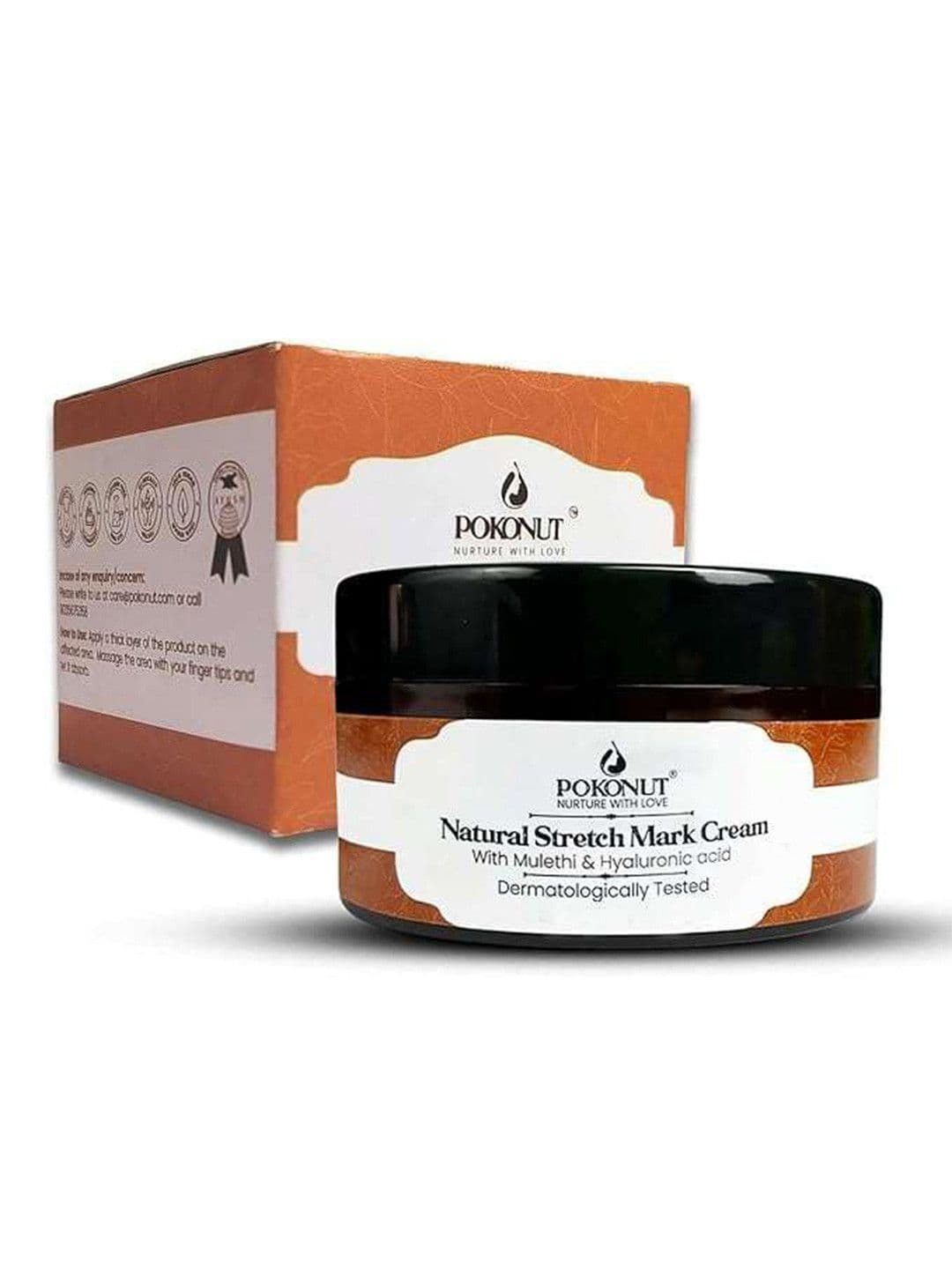Pokonut Natural Stretch Mark Cream With Mulethi & Hyaluronic Acid - 50 g thumbnail 7