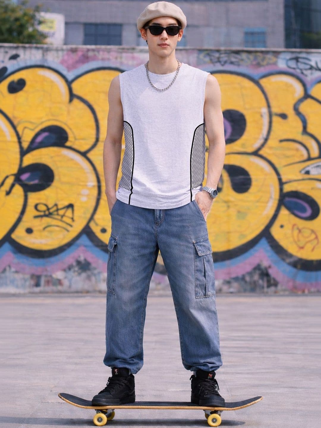 FTX Colourblocked Cotton Tank thumbnail 2